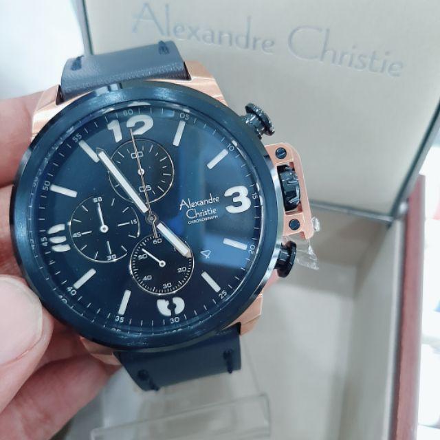 Jual Jam Tangan Alexander Christie Ac Analog Tali Kulit Mesin