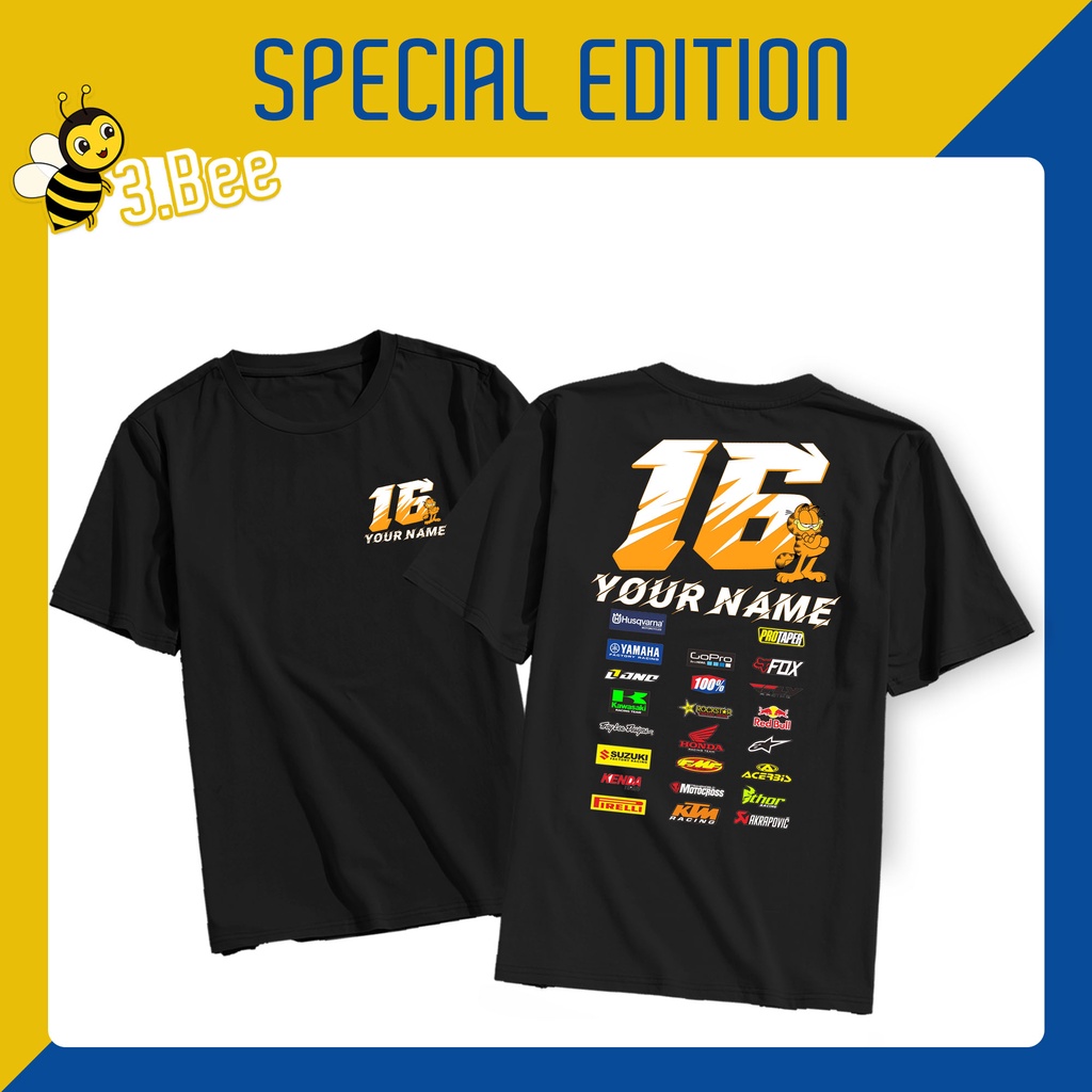 Jual SEHARIJADI Custom Kaos Racing Berkualitas Bisa Request Nama Dan