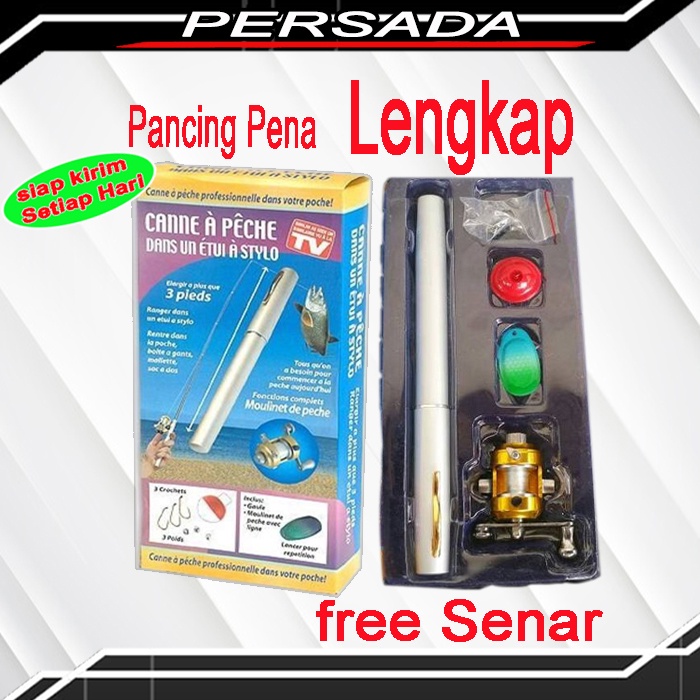 Jual Gratis Ongkir Bisa Cod Pancing Pulpen Satu Set Lengkap Murah