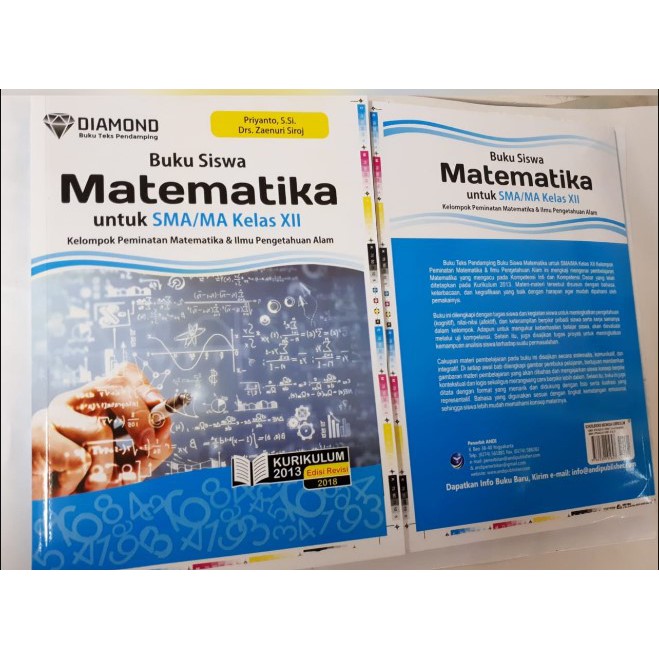 Jual Buku Siswa Matematika Untuk SMA MA Kelas XII Kelompok Peminatan