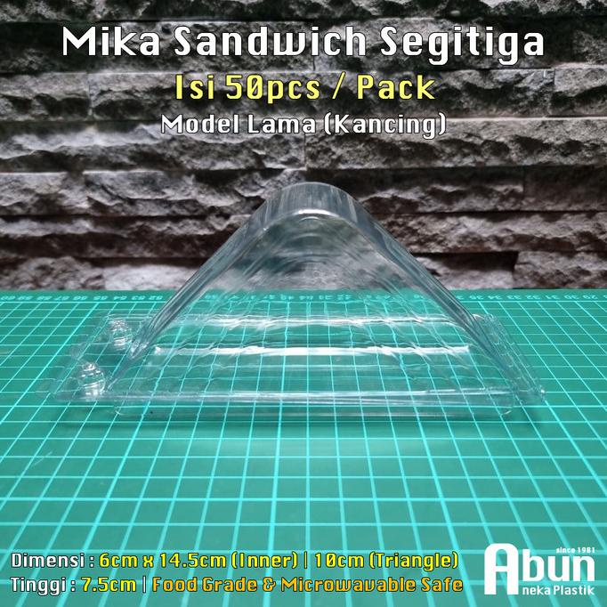 Jual Mika Sandwich Segitiga Isi 50Pcs Shopee Indonesia