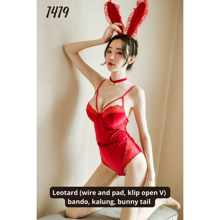 Jual Rr Cute Costume Playboy Lingerie Leotard Lingerie Leotard