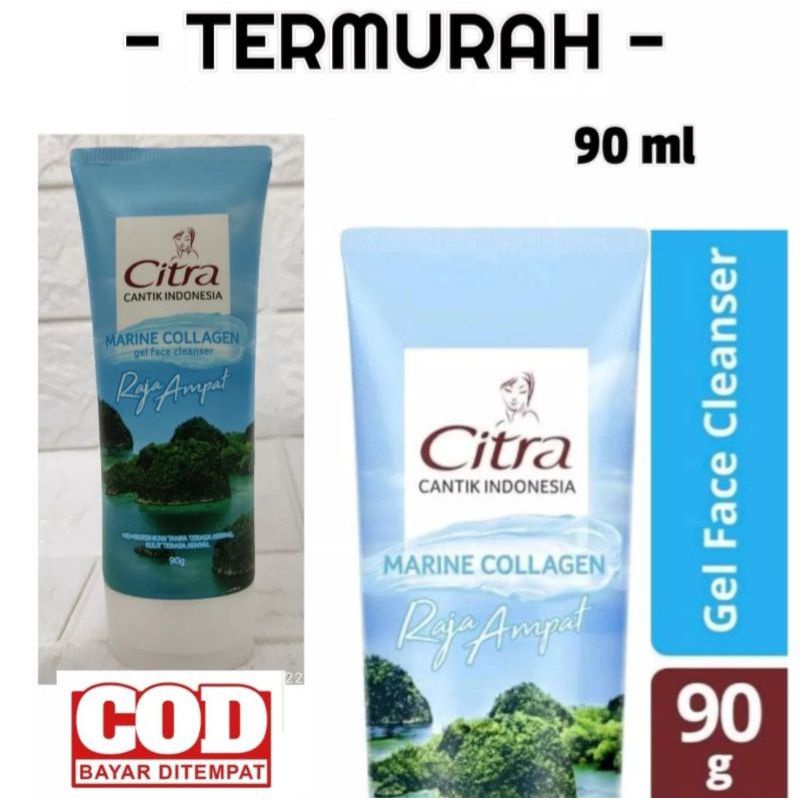 Jual Citra Sabun Cuci Muka Marine Collagen Gel Face Cleanser Raja Ampat