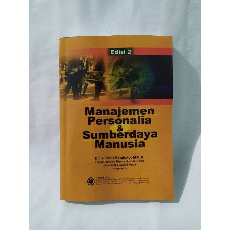 Jual Manajemen Personalia Dan Sumber Daya Manusia Edisi Hani Handoko