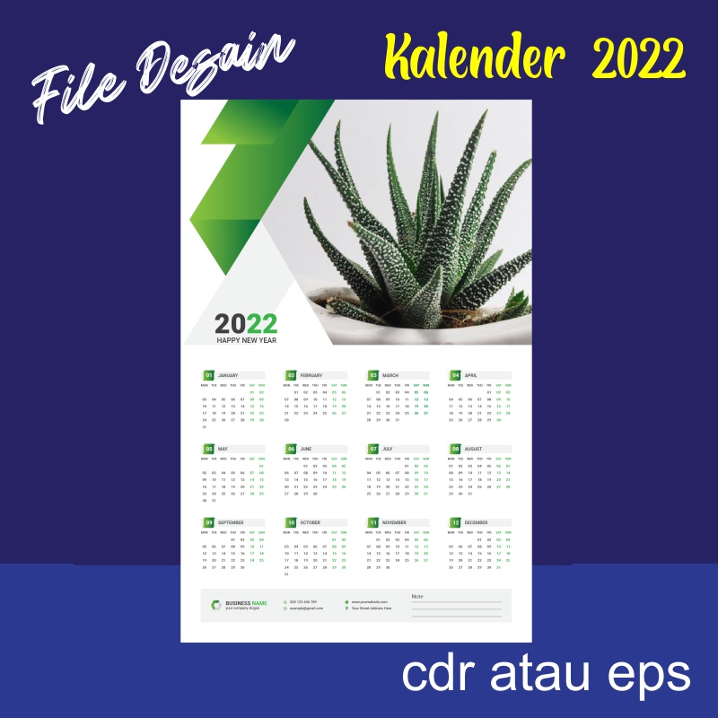 Jual File Desain Kalender Dinding Shopee Indonesia