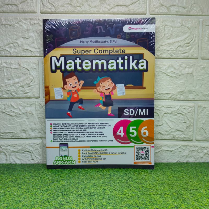 Jual BUKU PELAJARAN SD BUKU AKM SUPER COMPLETE MATEMATIKA SD KELAS