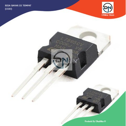 Jual L7805CV L7805 7805 TO 220 POSITIVE VOLTAGE REGULATOR 5V