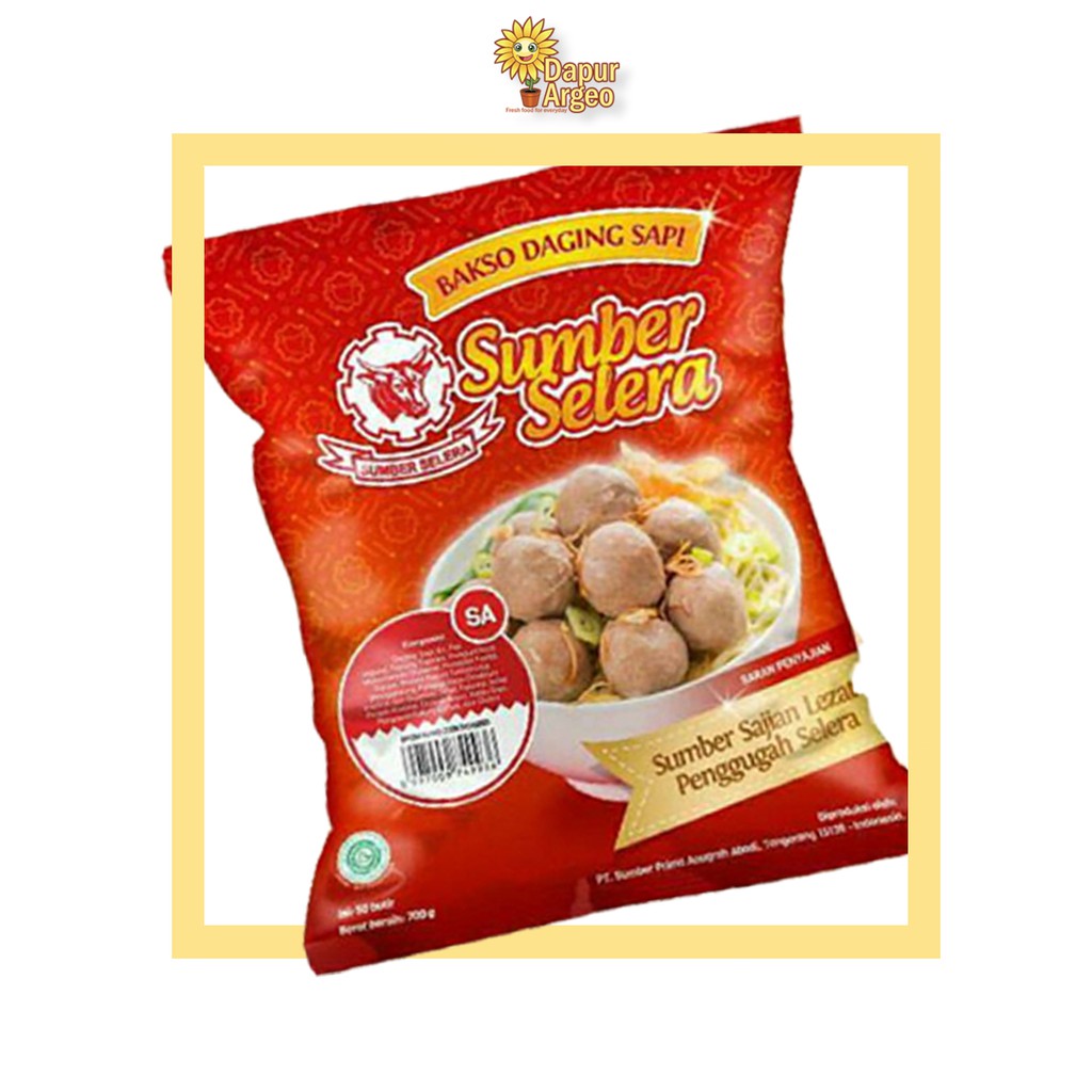 Jual Bakso Sapi Sumber Selera Isi Pcs Per G Shopee Indonesia