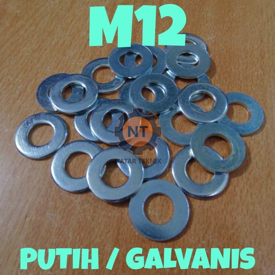 Jual Ring Plat M Putih Galvanis Flat Washer Shopee Indonesia