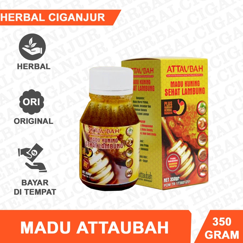 Jual Madu Attaubah Sehat Lambung 350 Gr Untuk Maag I Madu Lambung I