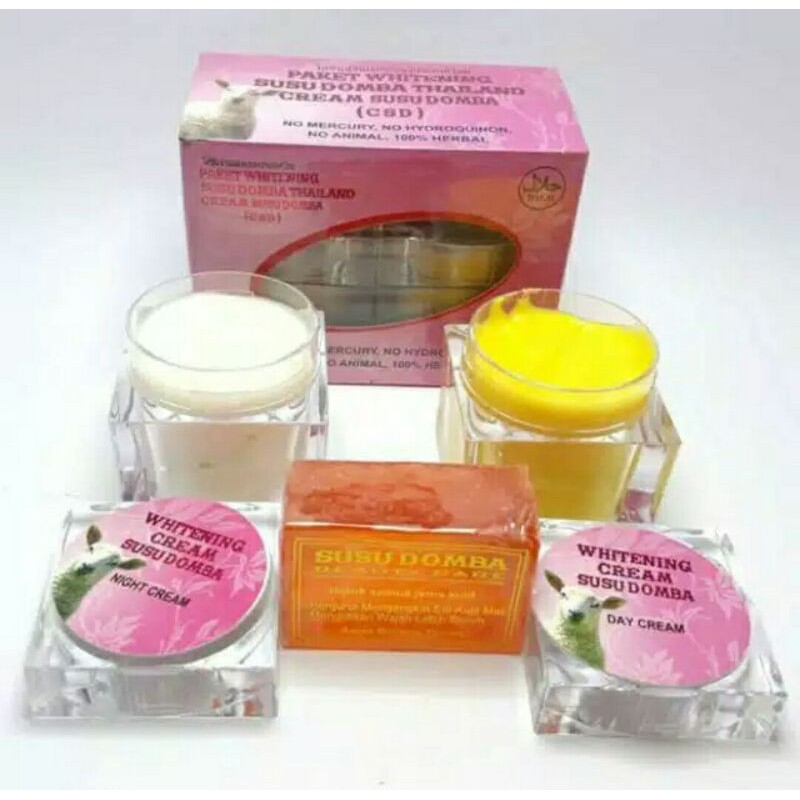 Jual Paket Whitening Cream Susu Domba Thailand Csd Besar G Shopee