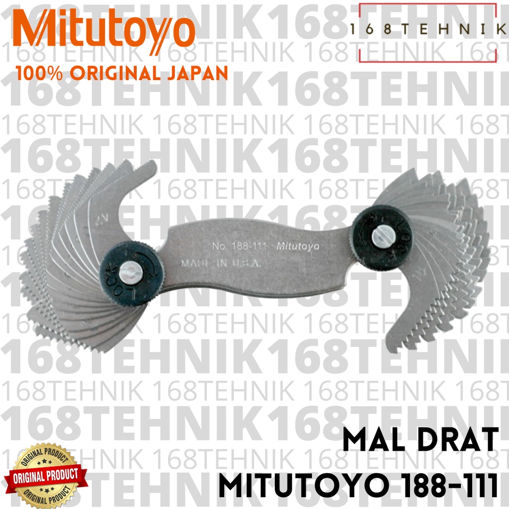 Jual Mal Drat Mitutoyo Thread Pitch Gauge Screw Pitch Gage