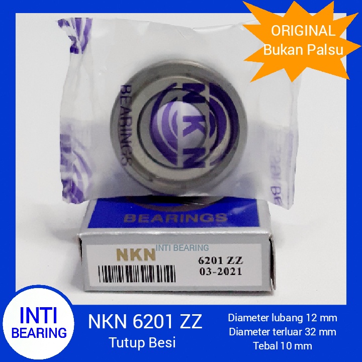 Jual Ball Bearing Zz Nkn Asli Original Laher Bantalan Zz Tutup