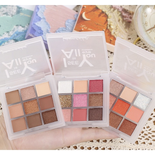 Jual Svmy Eyeshadow Pallete Warna Pigmen Glitter Eyeshadow