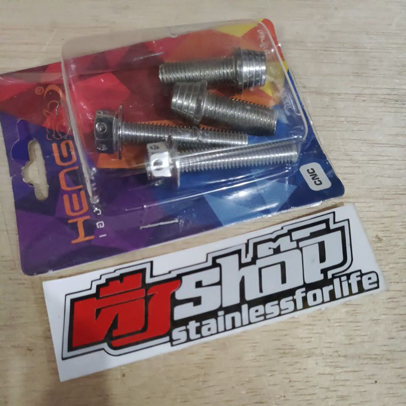 Jual 1set Isi 4 Baut Segitiga Ninja R RR OLD NEW PROBOLT STAINLESS HENG