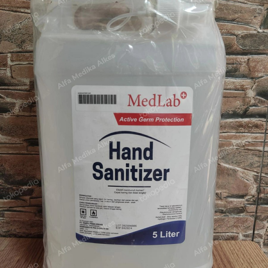 Jual Hand Sanitizer Liter Cair Medlab Shopee Indonesia