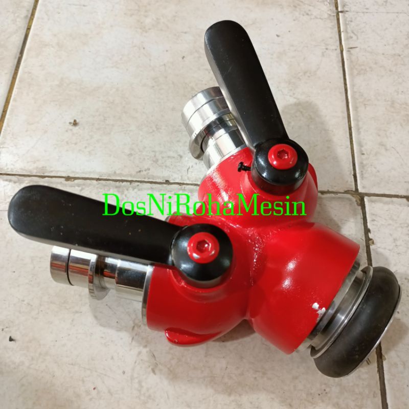 Jual Konektor Alat Pembagi Air Kran Penghubung Selang Ukuran Inch