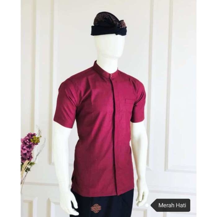 Jual Ws Busana Adat Bali Pria Baju Semi Safari Khas Bali Safari