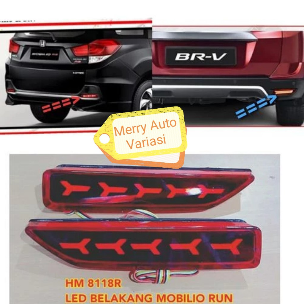 Jual Lampu Led Bumper Belakang Honda Mobilio Brv Shopee Indonesia