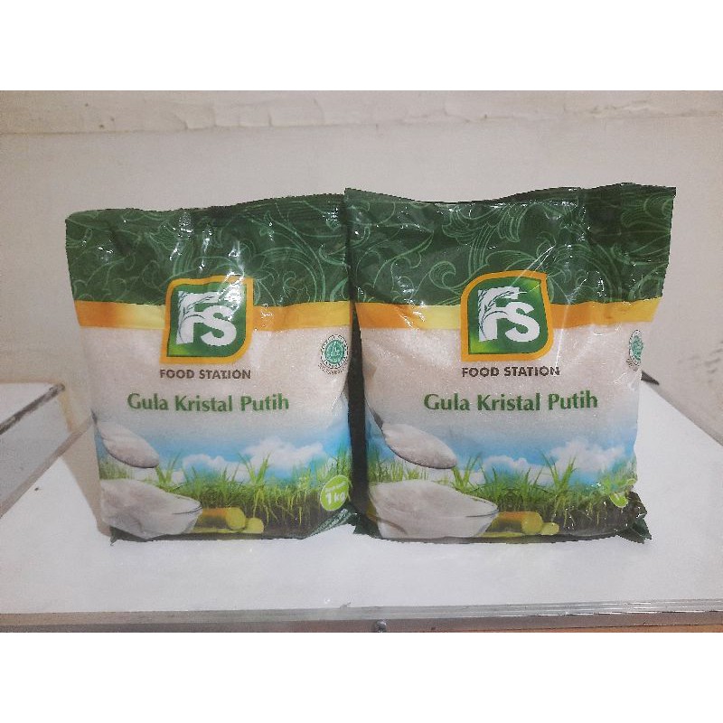 Jual Gula Pasir Food Station 1 Kg Bisa Gojek Grab Shopee Indonesia