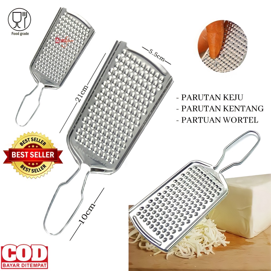 Jual BISA COD PROMO PARUTAN KEJU STAINLESS STEEL CHEESE CHEDDAR