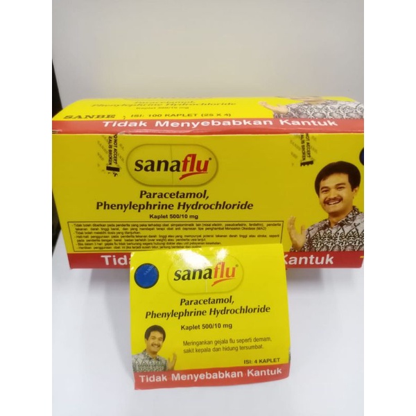 Jual Sanaflu Isi Kaplet Strip Shopee Indonesia