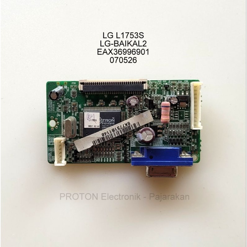 Jual Mainboard LCD Monitor LG Flatron L1753 L1753S L1753SS L1753S BF