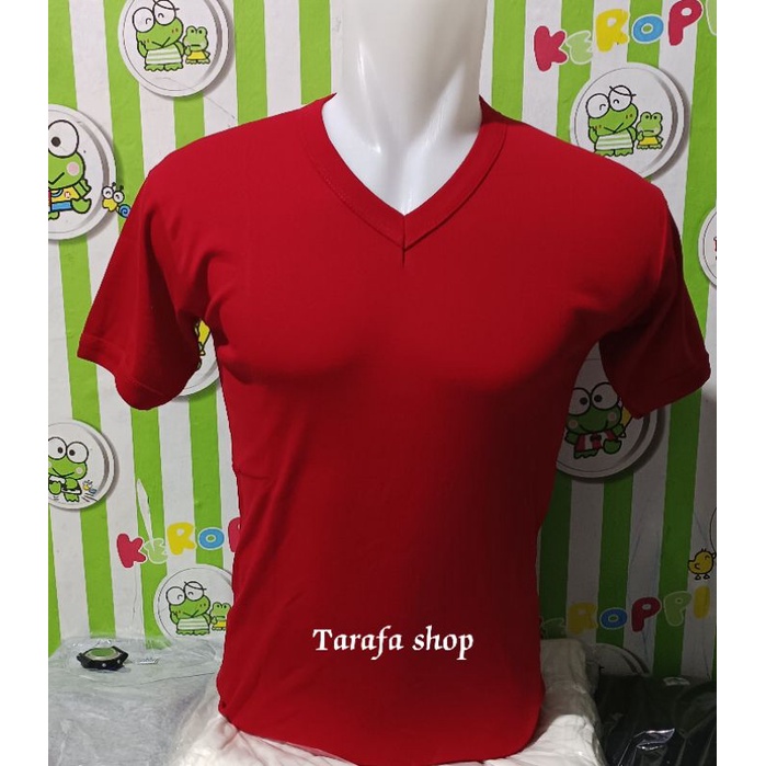 Jual Kaos Polos V Neck Pria Kaos Oblong V Neck Pria Kaos Dalaman V Neck