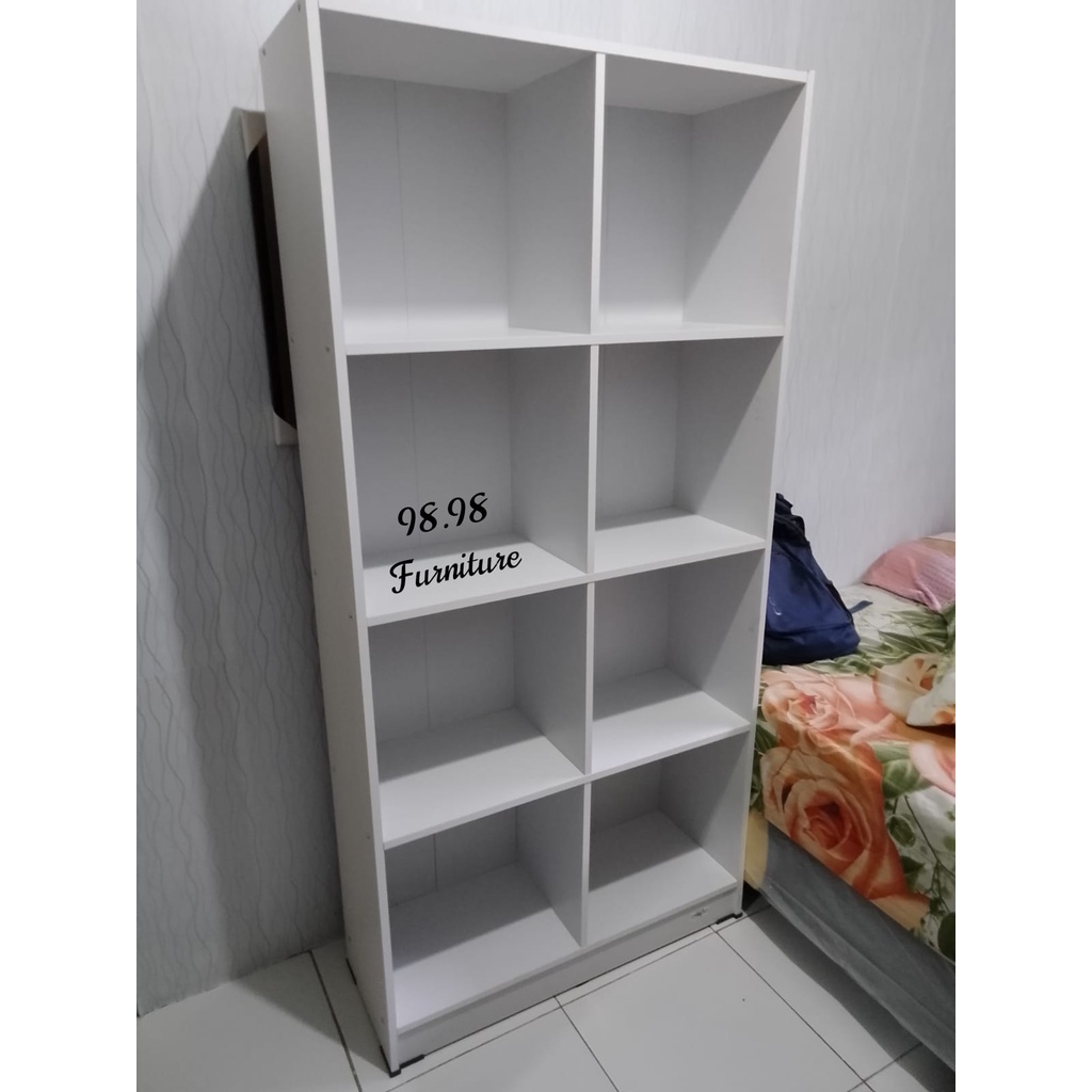 Jual TOPPAN Rak Buku Serbaguna 4 Tingkat Rak Laundry 2x4 Rak