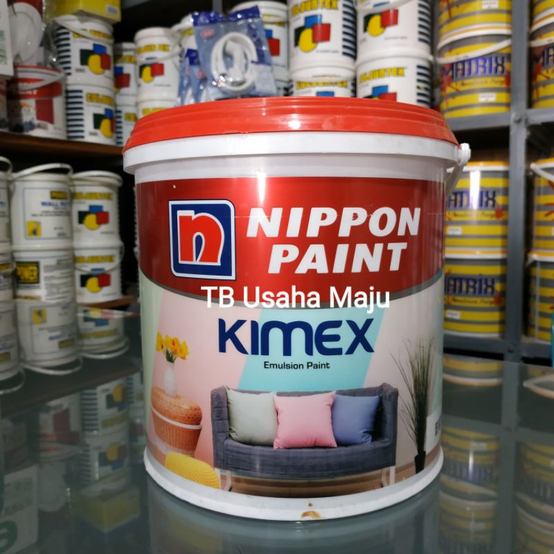 Jual Cat Tembok Air Dinding Kimex Nippon Paint Kg Shopee Indonesia