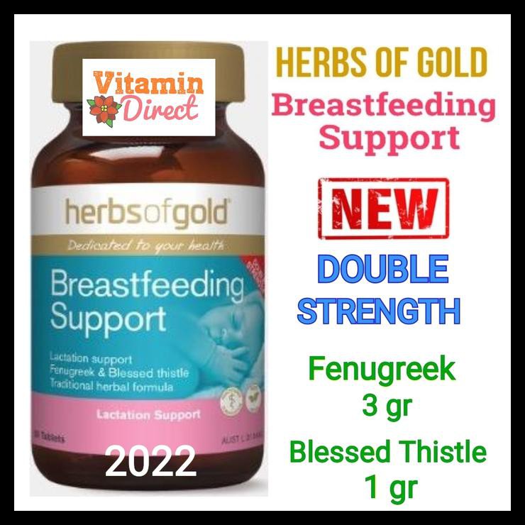 Jual GRATIS Herbs Of Gold Breastfeeding Support 60 Caps ASI Booster