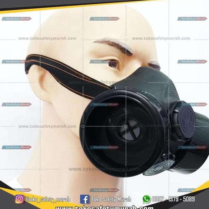 Jual SPESIAL MASKER RESPIRATOR TABUNG DOUBLE CORONG FILTER GANDA NP 306