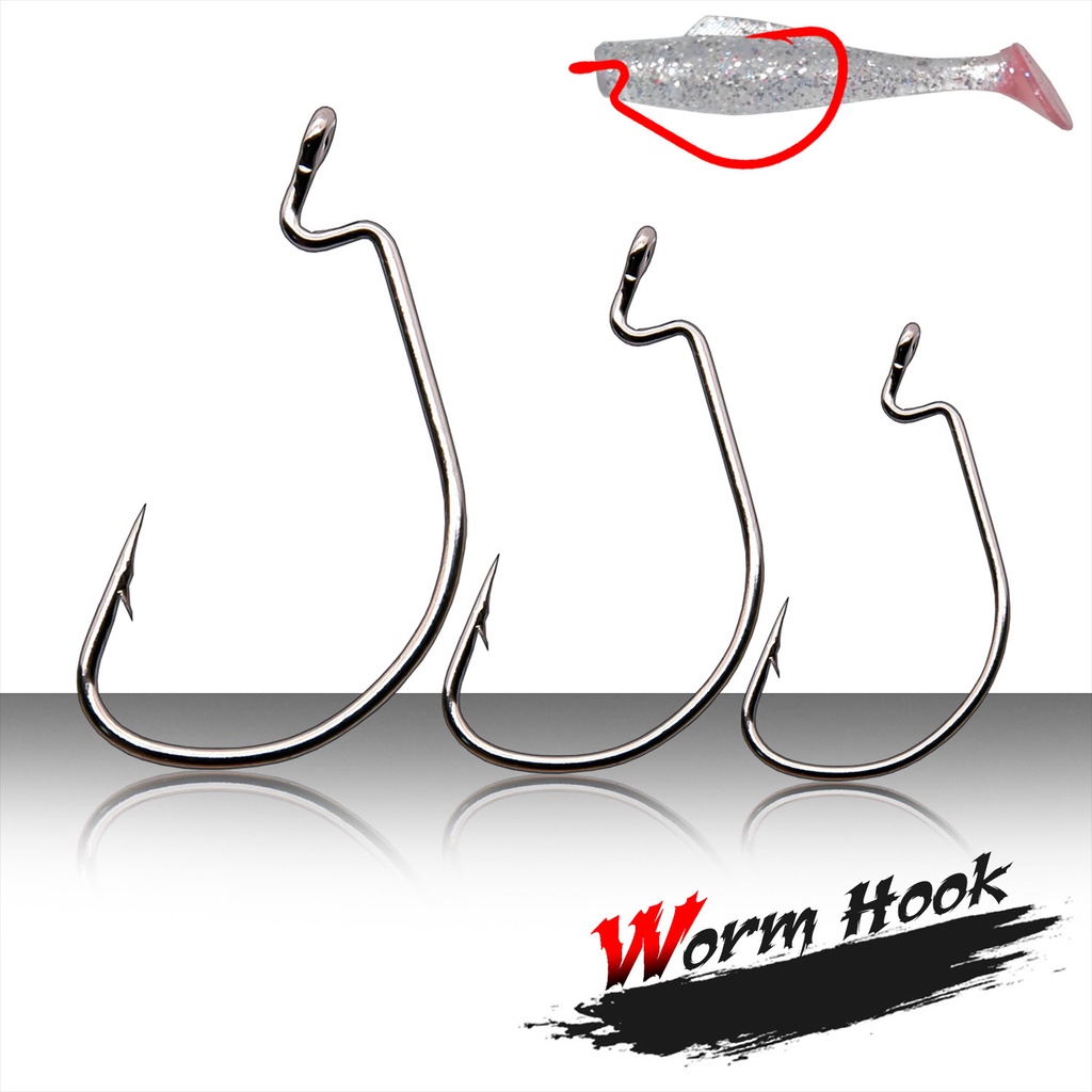 Jual Wormhook Murah Pancing Eceran Softlure Soft Lure Zman Paddle Tail