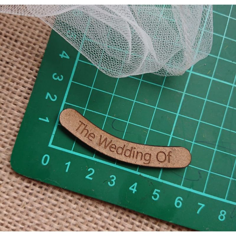 Jual Tulisan The Wedding Of Dari Mdf Untuk Hiasan Mahar Shopee