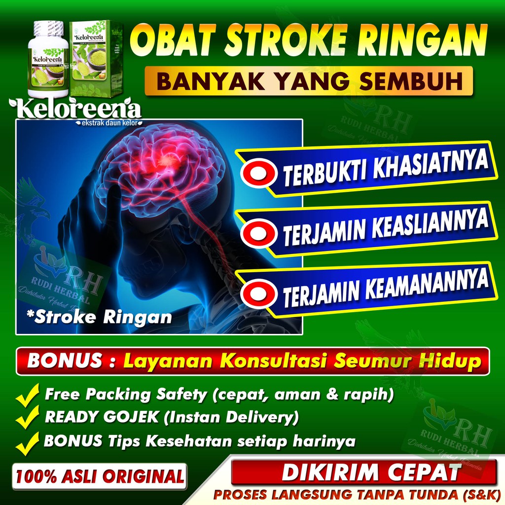 Jual Obat Stroke Ringan Sebelah Kanan Kiri Gejala Setruk Struk