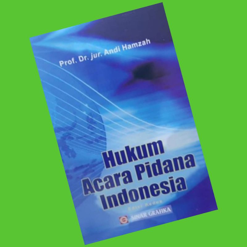 Jual Hukum Acara Pidana Indonesia Edisi Kedua Shopee Indonesia