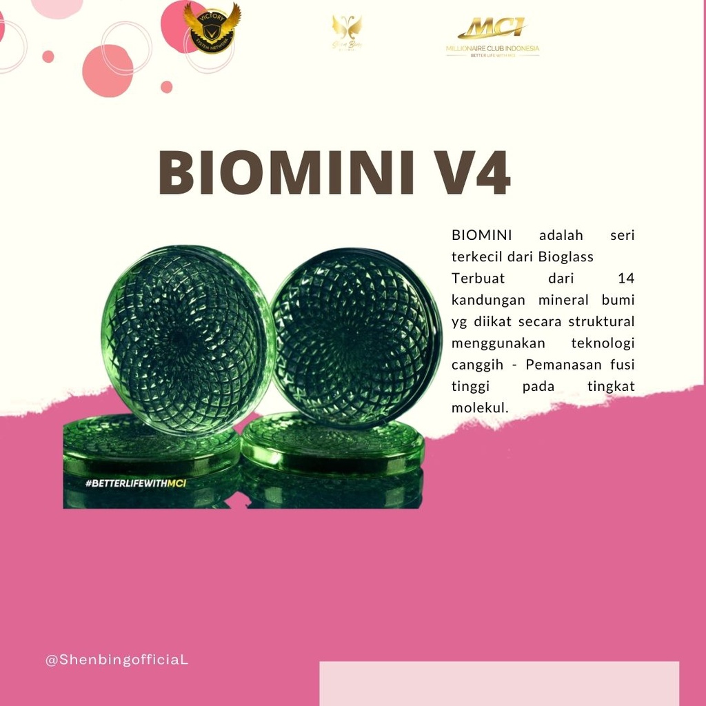 Jual Biomini V4 Bioglass Mini Single Original MCI Shopee Indonesia