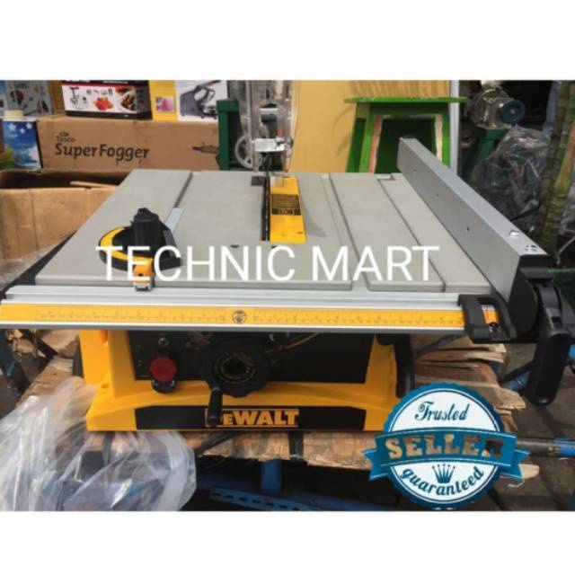 Jual Table Saw Dewalt Dwe Mesin Meja Potong Kayu Dwe Shopee