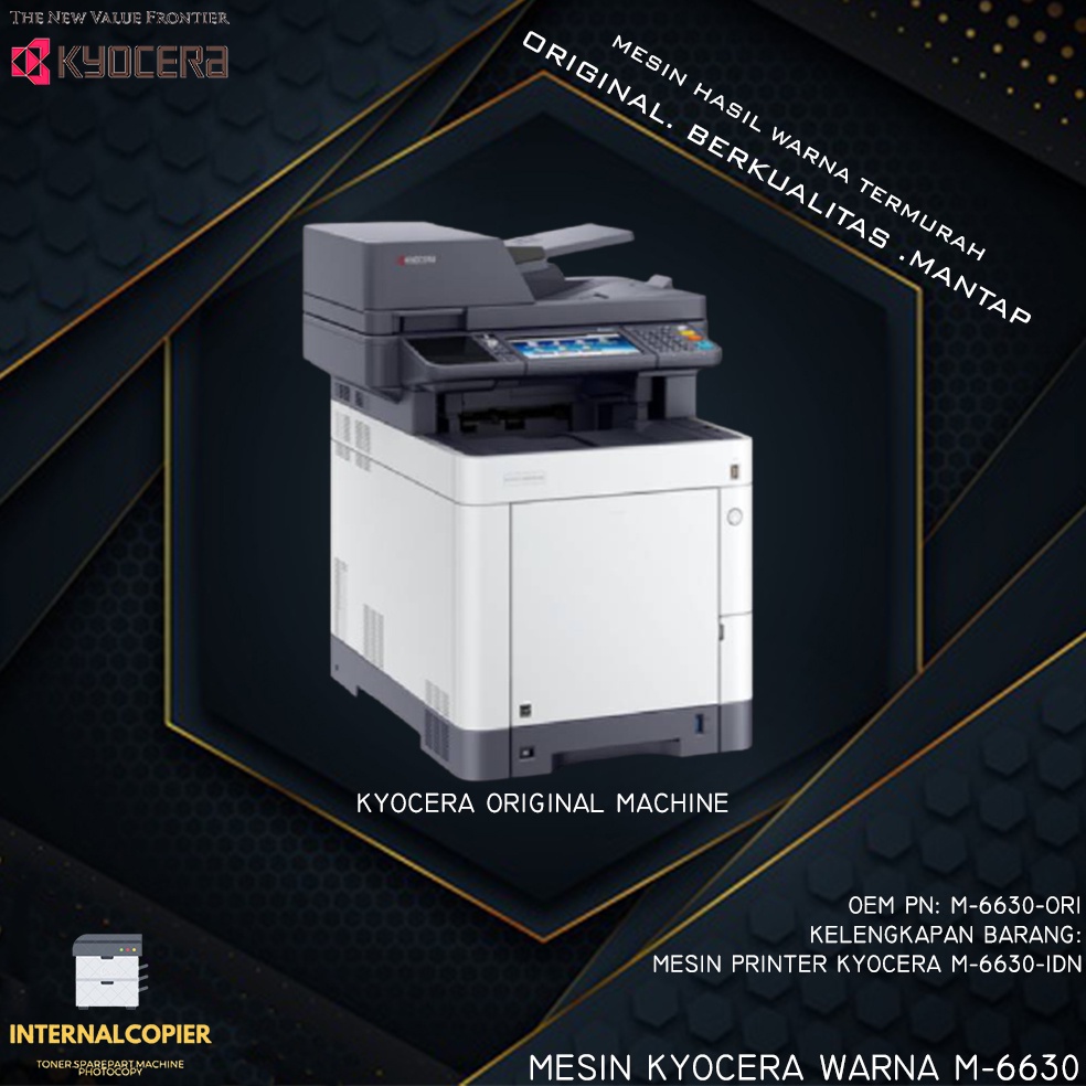 Jual MESIN PRINTER KYOCERA WARNA M 6630 CIDN ORIGINAL DAN READY STOK