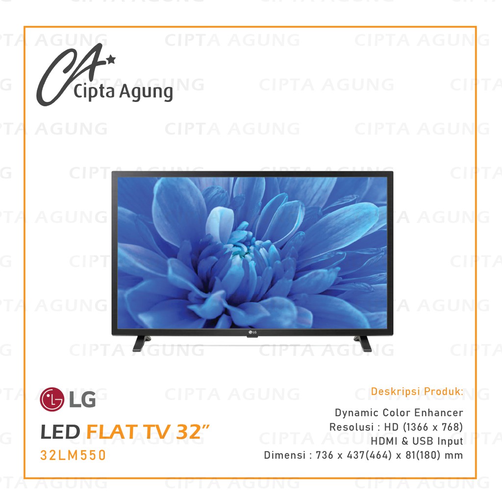 Jual Led Flat Tv Lg Lm Dvb T Lm Bpta Inch Digital