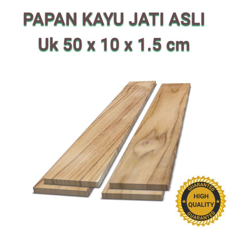 Jual Papan Kayu Jati Asli Ukuran X X Cm Serut Amplas Bahan