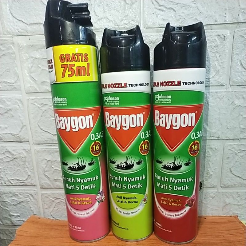 Jual Baygon Aerosol Flower Garden Ml Ml Shopee Indonesia