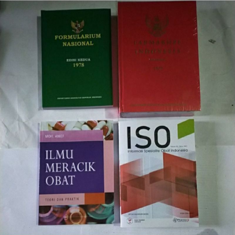 Jual 4 Paket Buku Farmasi F3 Fornas IMO ISO Shopee Indonesia