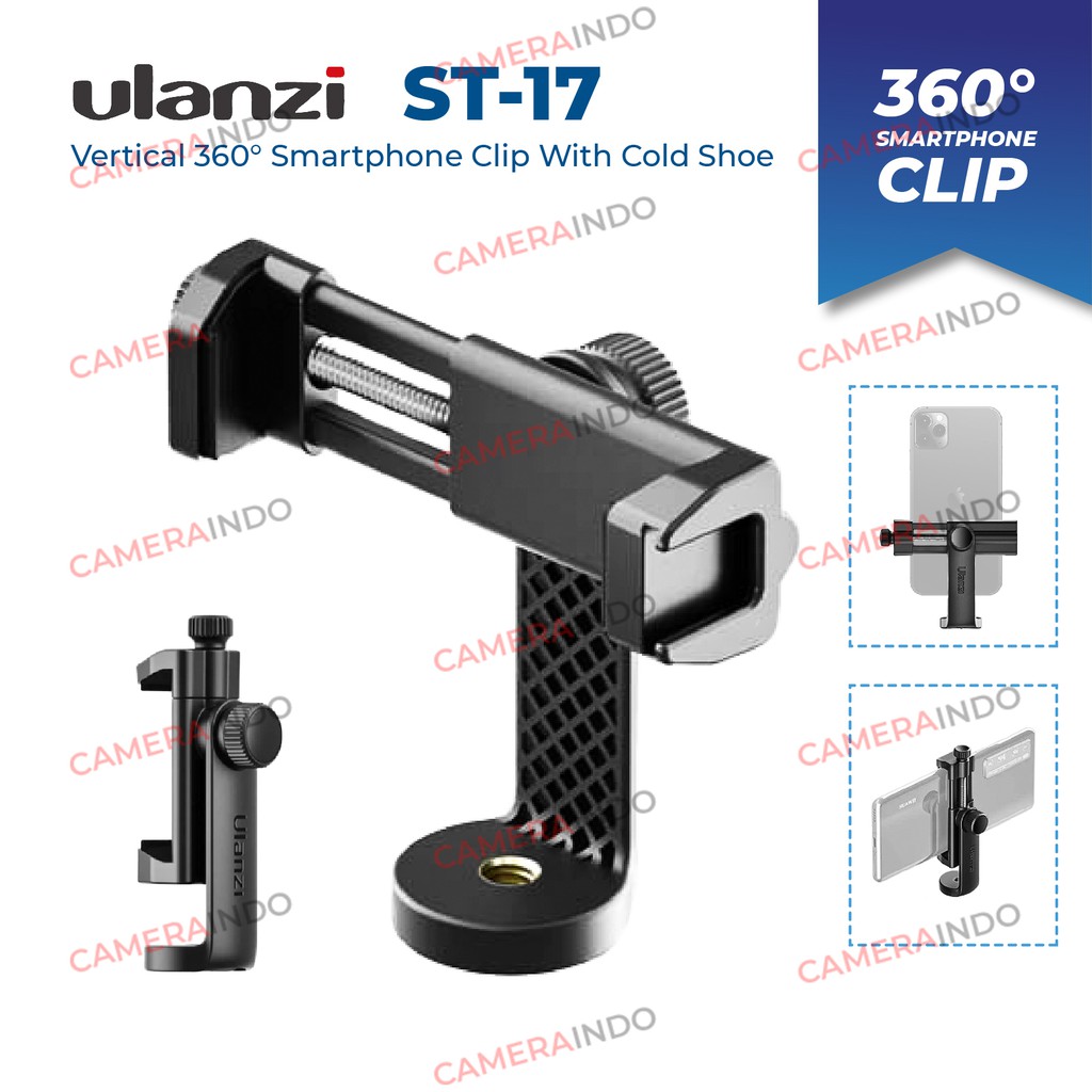 Jual Ulanzi St Phone Tripod Mount With Cold Shoe Shopee Indonesia