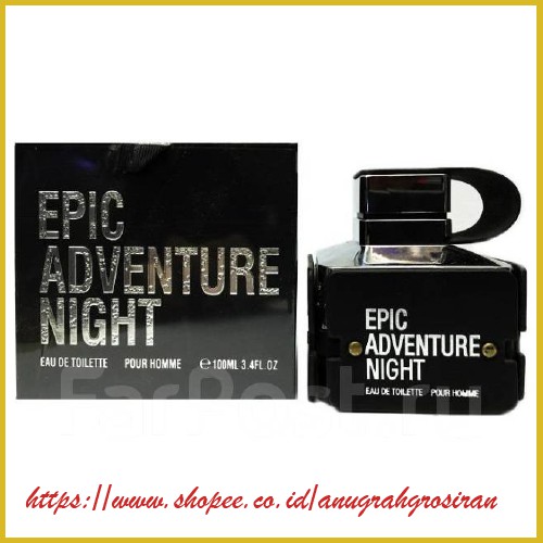 Jual Emper Epic Adventure Night Man EDT 100ml Shopee Indonesia