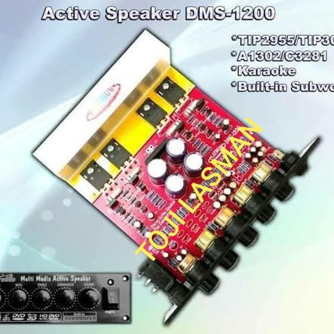 Jual Pcb Kit Mesin Speaker Aktif Stereo Dms 1200 Platinum Dms1200 Tip