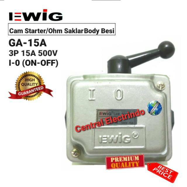 Jual Cam Starter Ohm Saklar Ewig Ga A Watt P I On Off