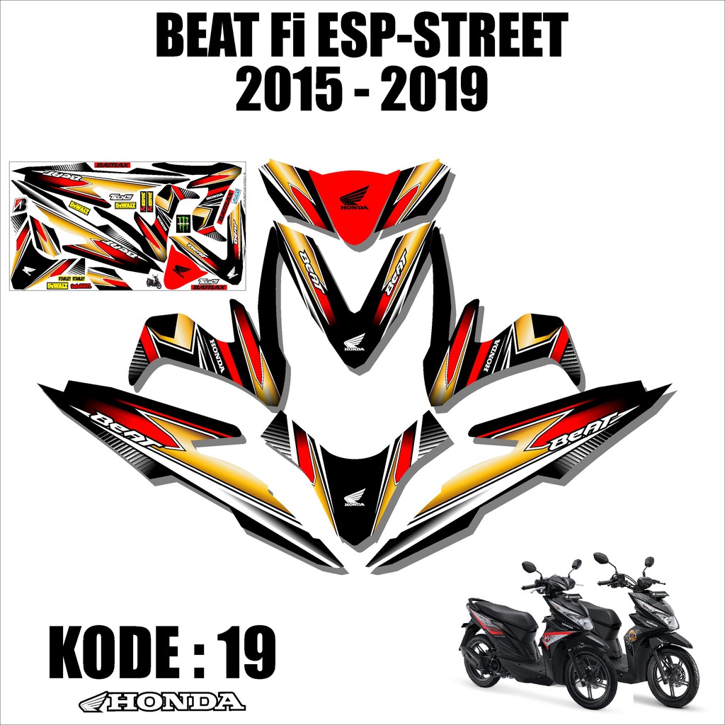 Jual COD Decal Fullbody Beat Street Fi Esp Fi New 2016 2017 2018