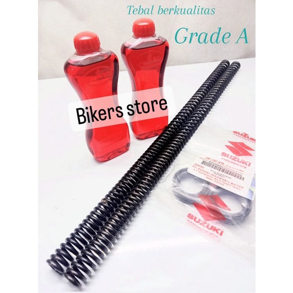 Jual PAKET PER SHOCK SOK DEPAN SATRIA FU SONIC SET Shopee Indonesia