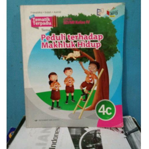 Jual Buku Bekas Tematik Terpadu Peduli Terhadap Makhluk Hidup 4C Untuk